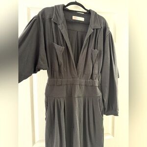 Stylish Free People Beach Black Jumpsuit